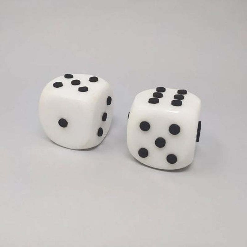 1970s Stunning Pair Of Big Italian Marble Dices photo furniture
