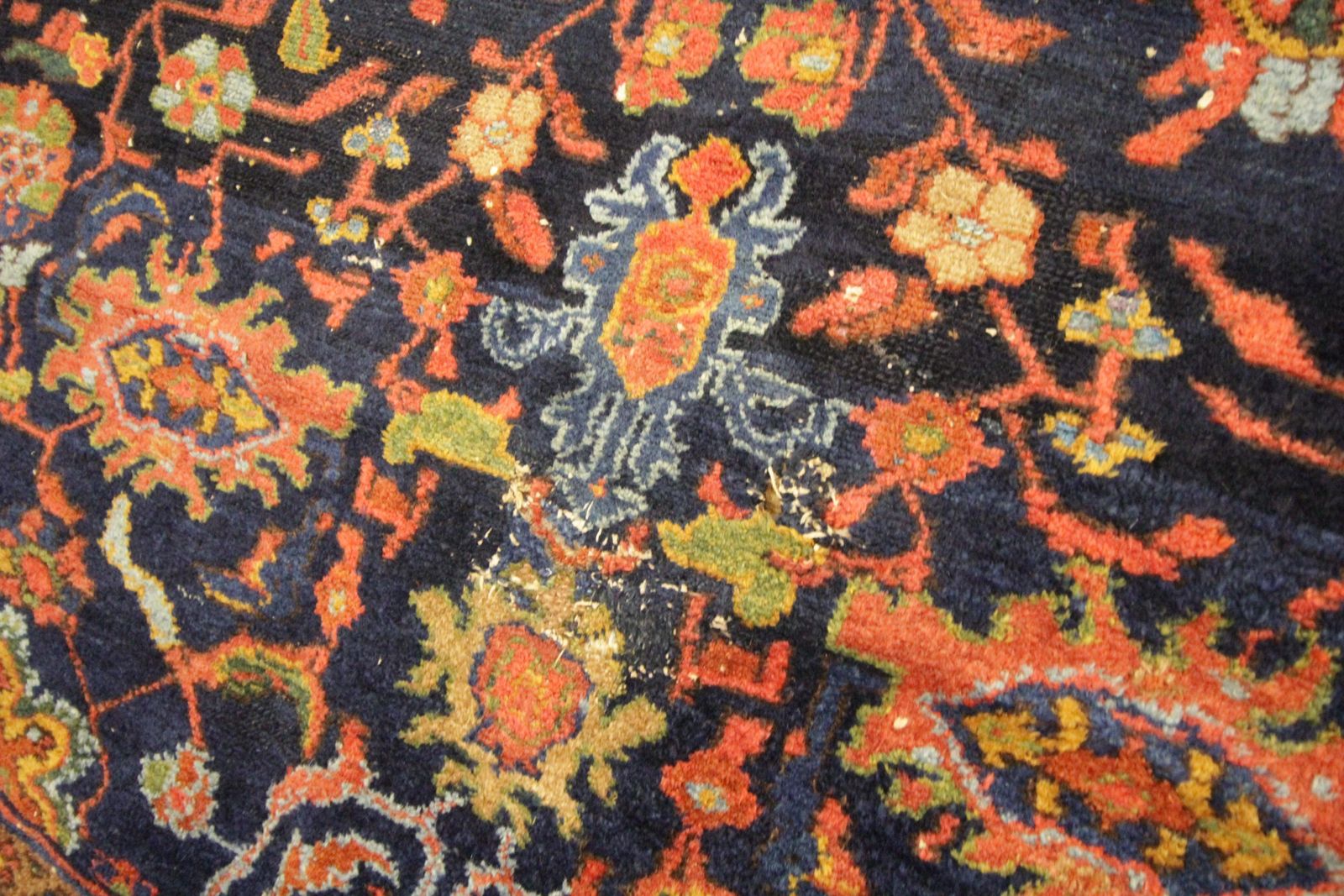 Vintage Floral Area Rug Handmade Oriental Wool Living Room Rug photo buy