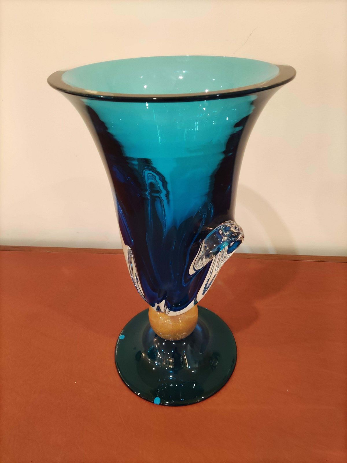 photo buy Alberto Donà Set Of 3 Pièces '2 Candlesticks And 1 Vase'