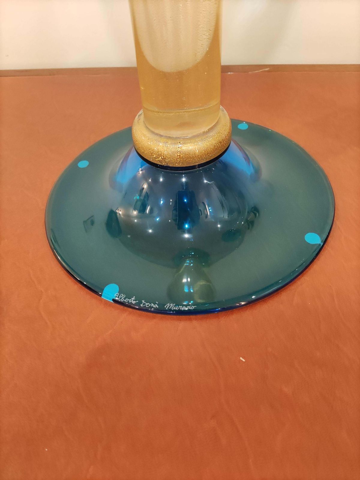 Murano Glass Pair Of Candlesticks By Alberto Donà photo Home Decor