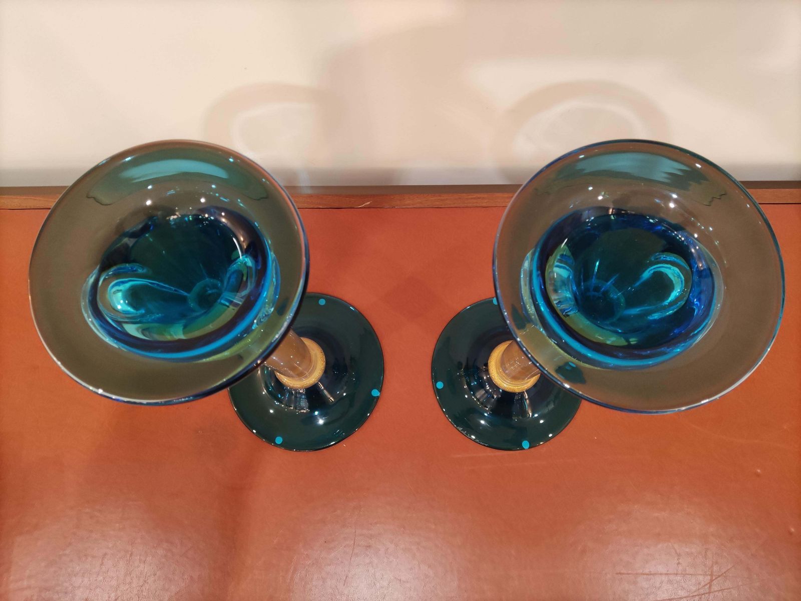 Home Decor Murano Glass Pair Of Candlesticks By Alberto Donà photo