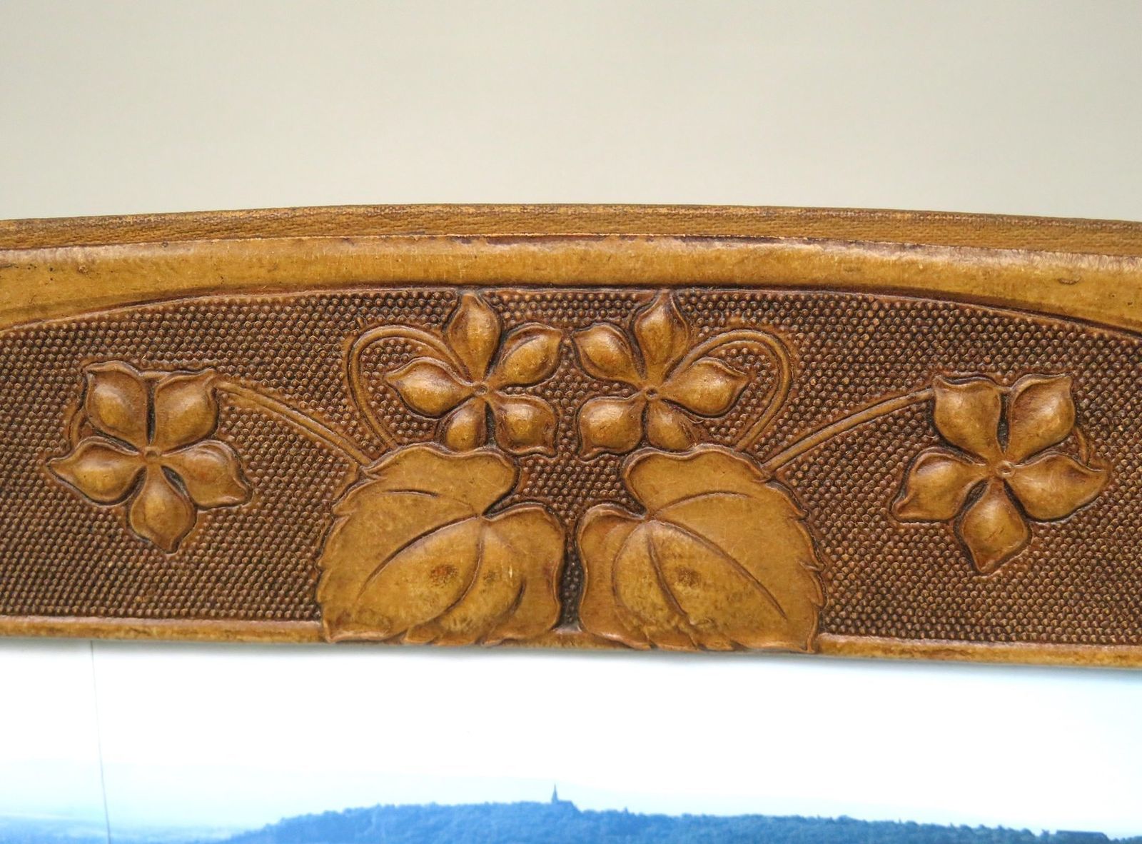 Art Nouveau Picture Frame In Vulcanized Fibre photo vinterior