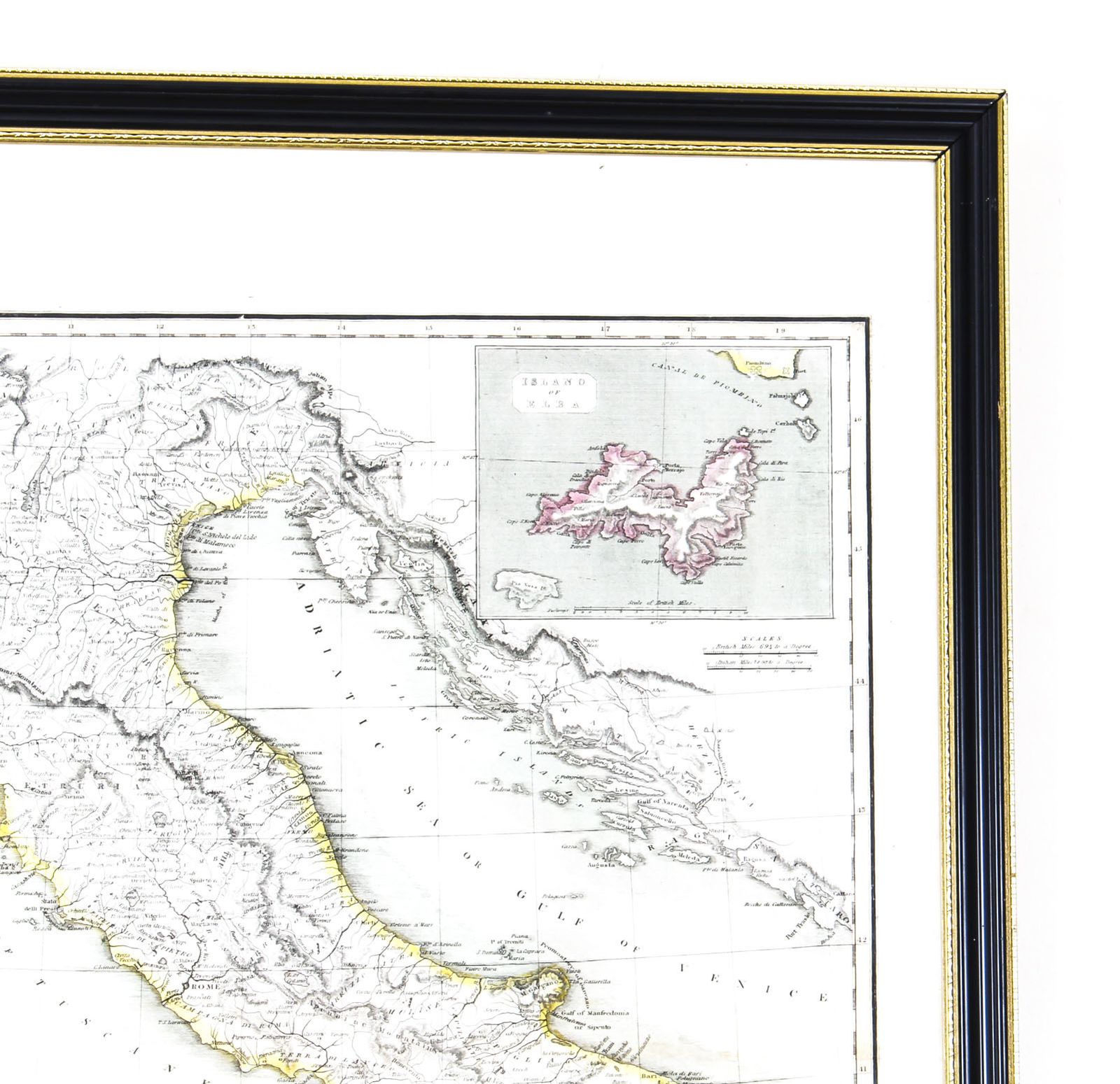 Antique Map Of Italy Drawn & Engraved By R. Scott For Thomsons, Edinburgh 1814 photo for sale