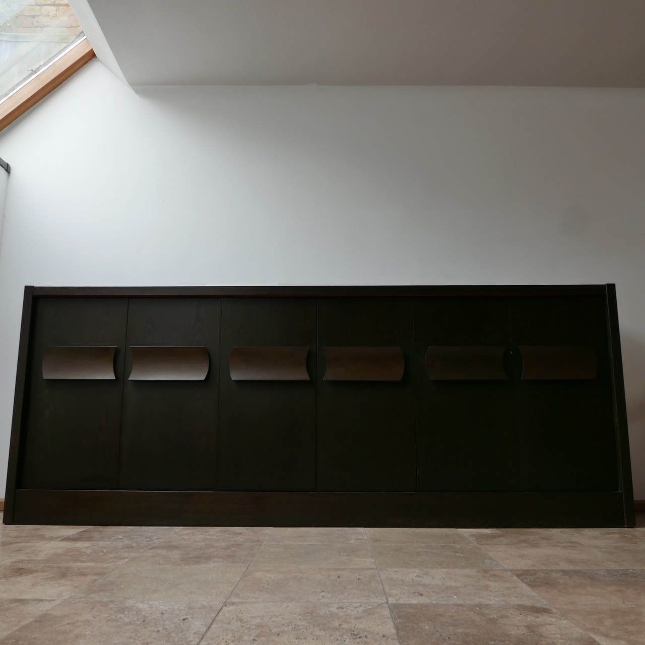 Large Brutalist Mid Century Belgium Credenza