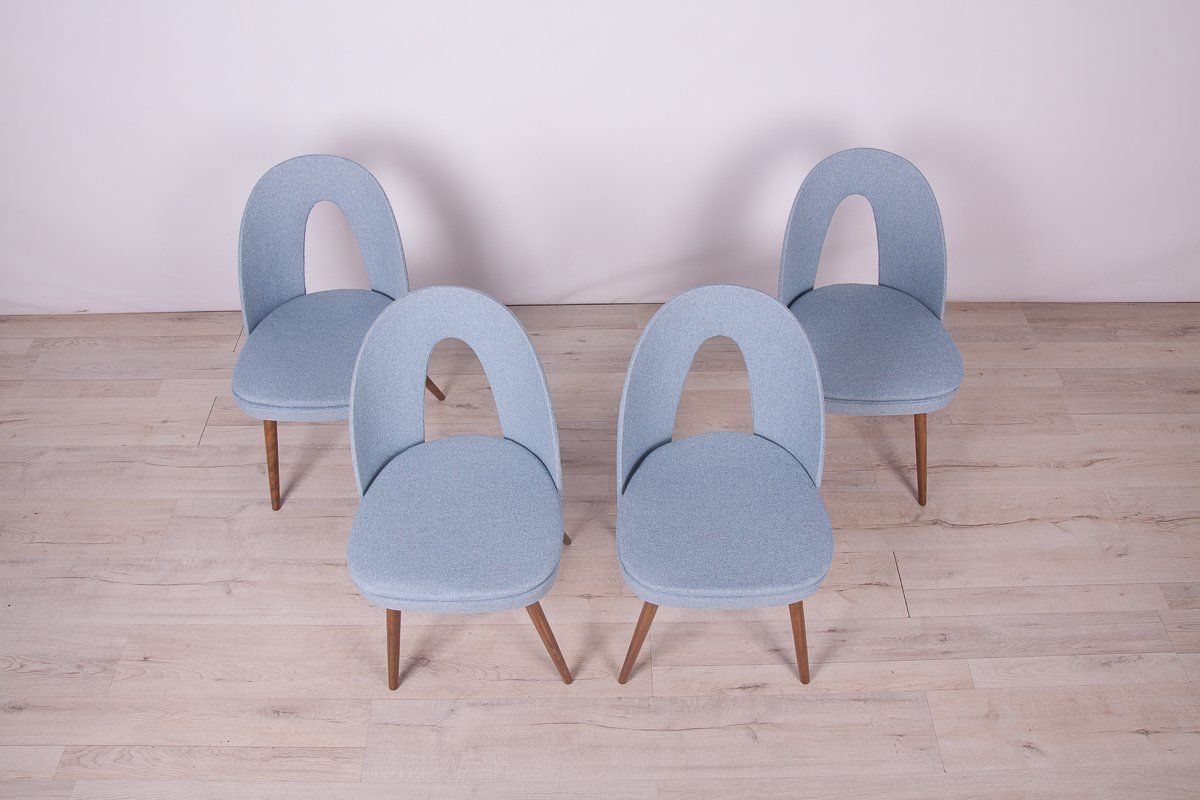 Dining Chairs By Antonín šuman For Tatra, 1960s, Set Of 4 photo 1240.0