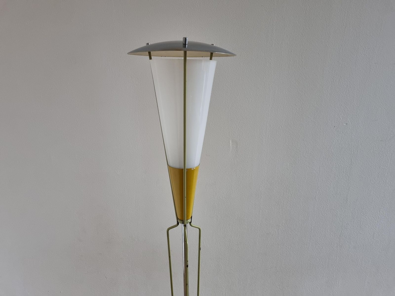 1090.0 Rare Mid Century Floor Lamp In Style Of Stilnovo, 1960s photo
