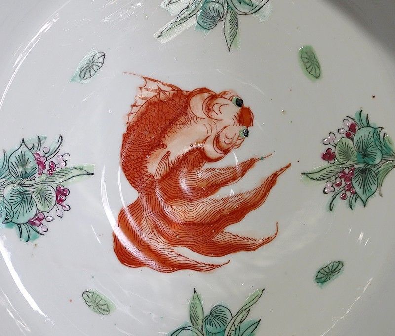 Important Canton Porcelain Aquarium, China, 19th Century photo vinterior
