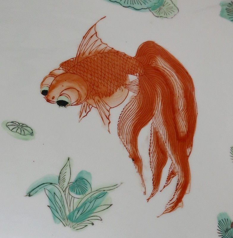 Important Canton Porcelain Aquarium, China, 19th Century photo buy