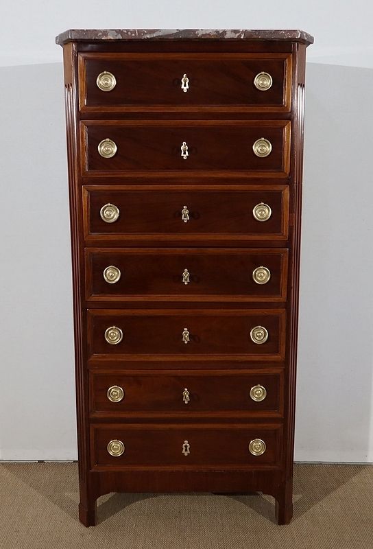 Small Semainier In Mahogany,  Louis XVI Period, 18th Century photo buy
