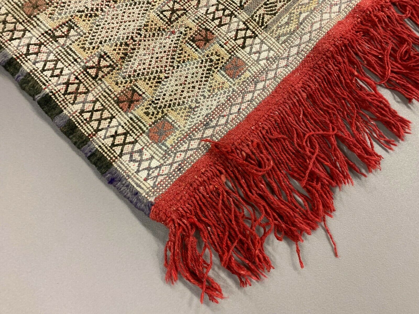 Vintage Moroccan Vegan Silk/Wool Berber Kilim 175x120 Cm Kelim Rug photo 465.0