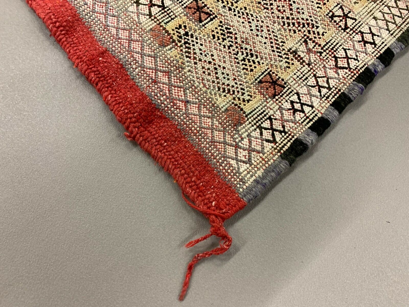 Vintage Moroccan Vegan Silk/Wool Berber Kilim 175x120 Cm Kelim Rug photo vinterior