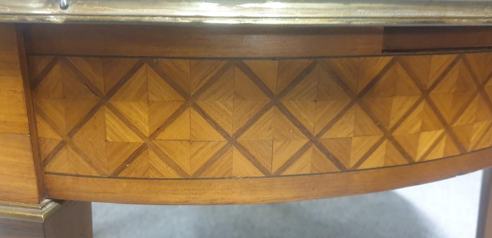 Superb French Marquetry Coffee Table photo vinterior