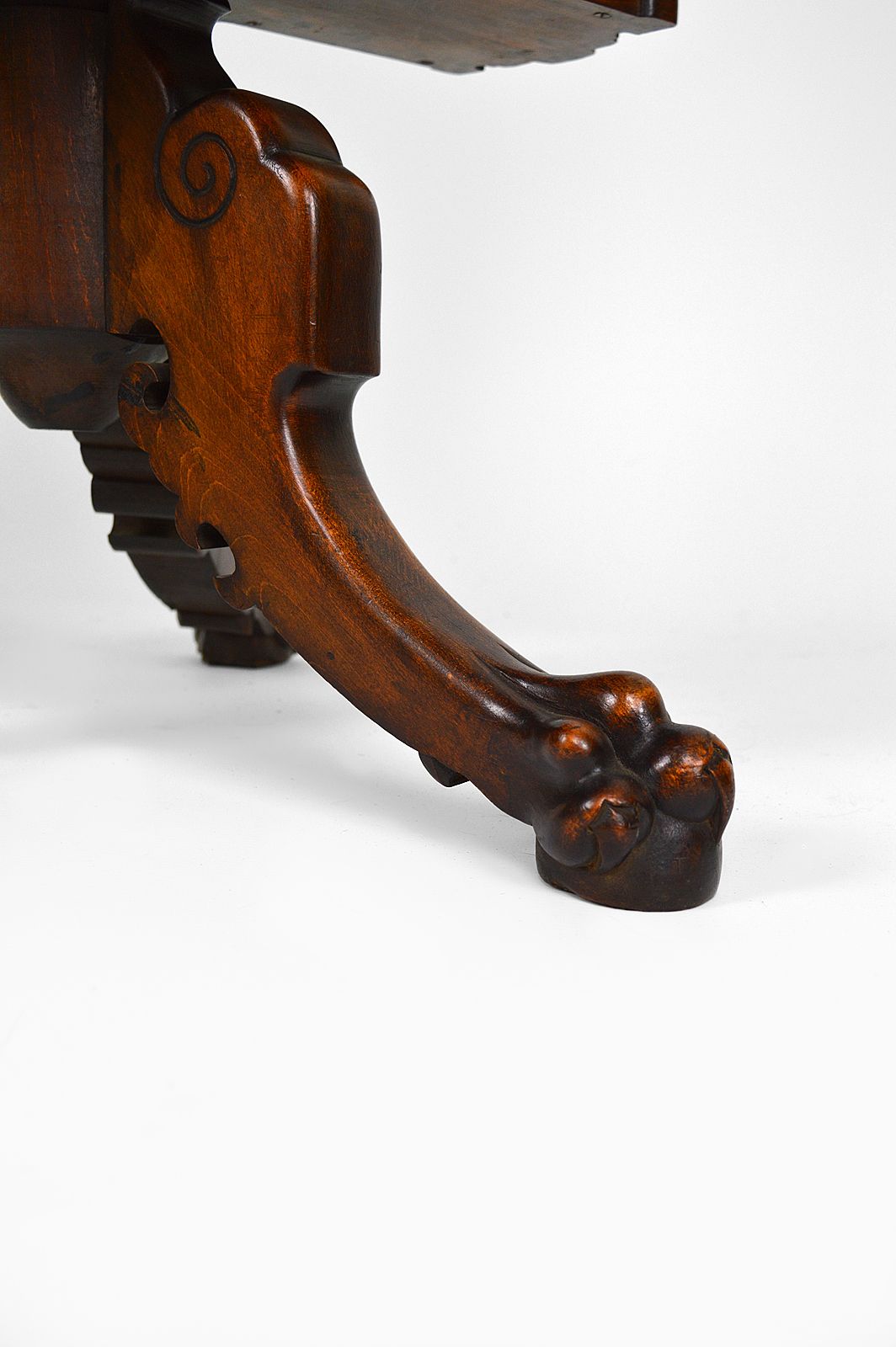 3000.0 Bookcase Pedestal Table Attributed To Gabriel Viardot, Japonism, Circa 1880 photo