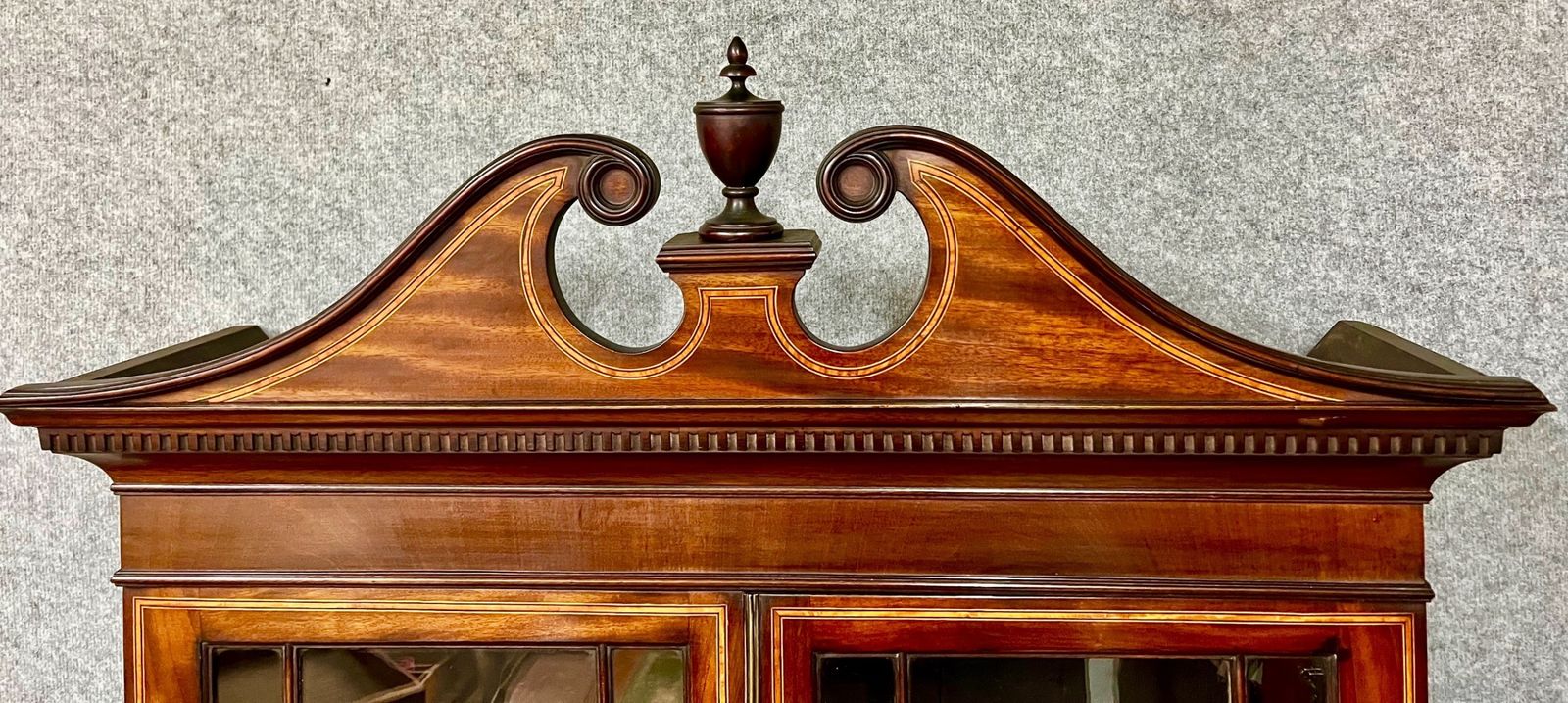 Antique Sheraton Revival Inlaid Cabinet photo vinterior