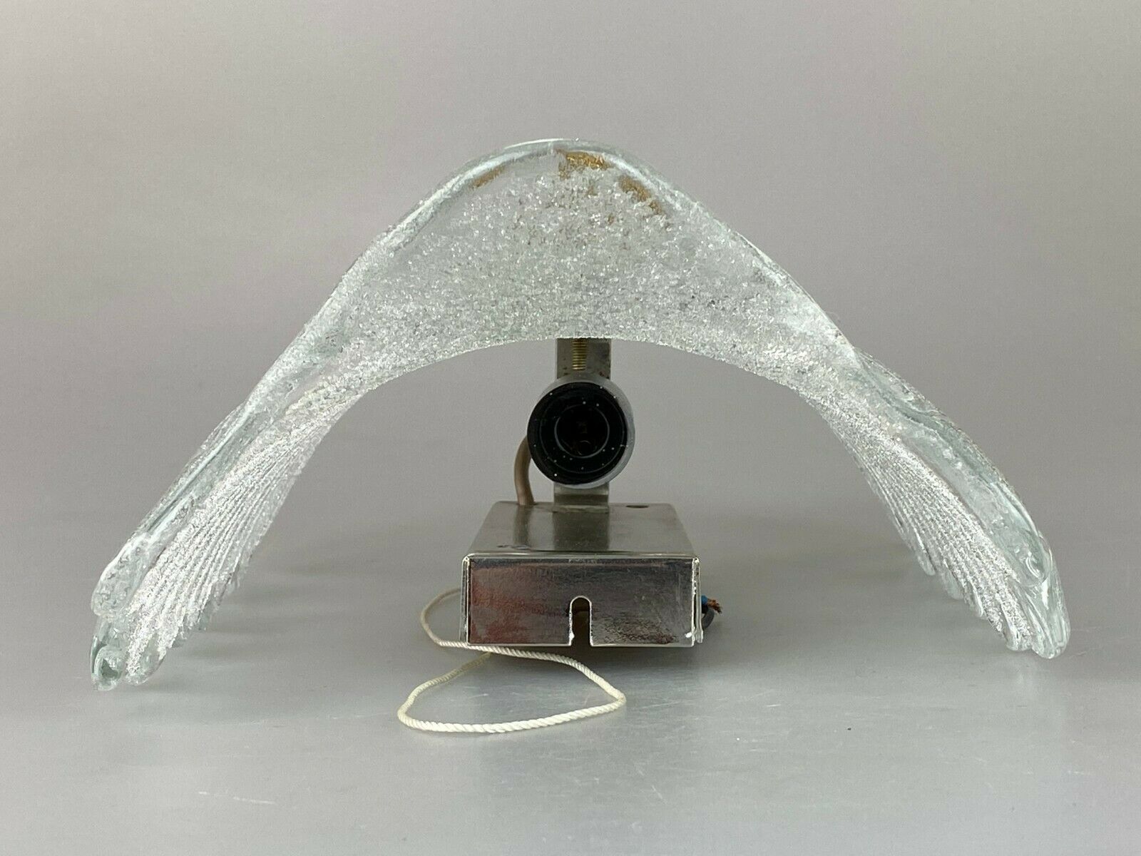 60er 70er Jahre Lampe Leuchte Wandlampe Wall Lampe Ice Glas Space Age Design photo buy