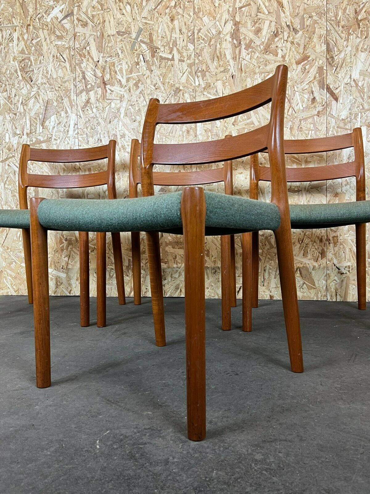 4x 60er 70er Jahre Stühle Teak Dining Chair Niels O. Möller Für J.L. Møllers 60s photo 1489.0