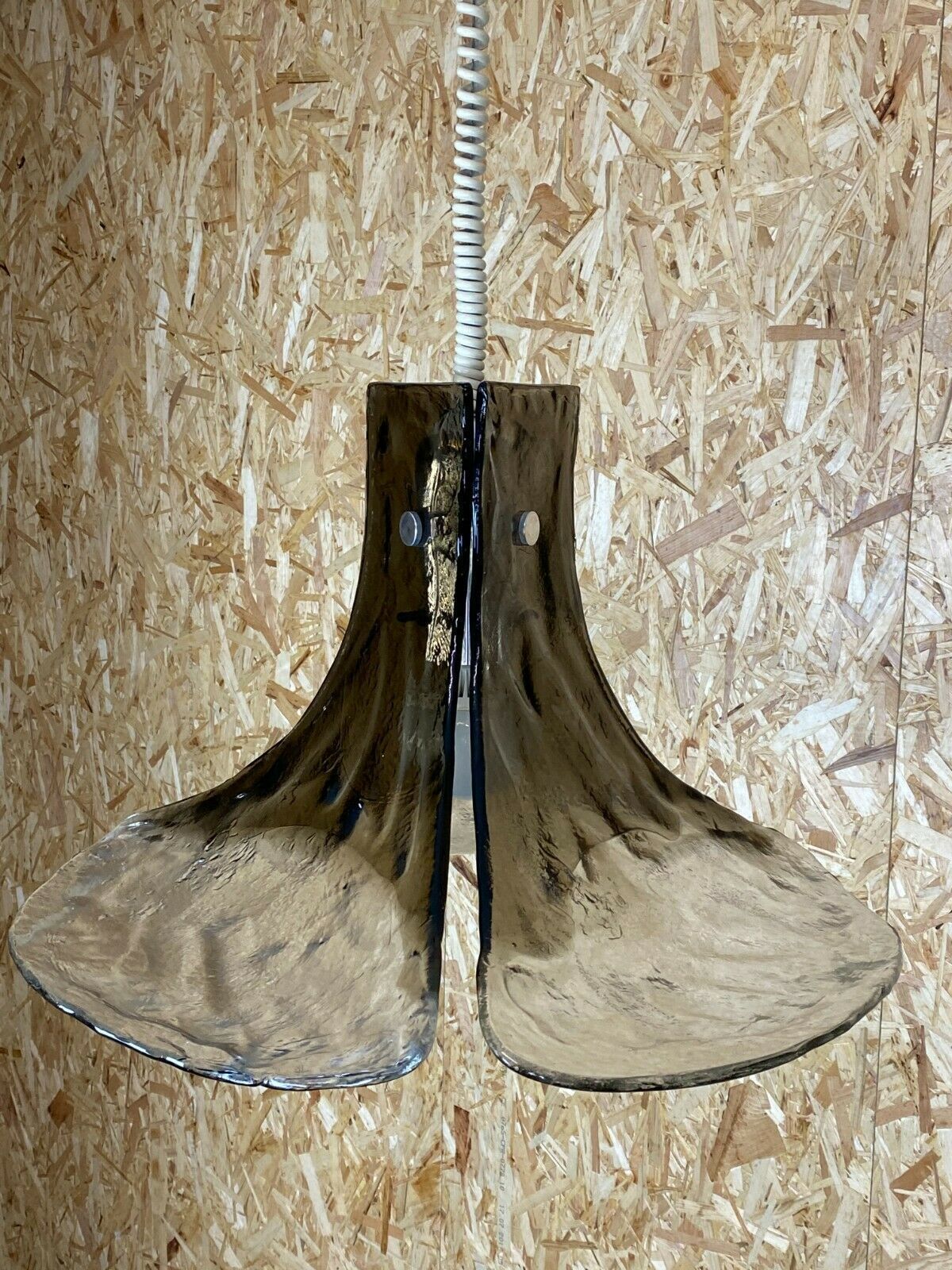 60s 70s Lamp Light Hanging Lamp Kalmar Franken Kg Tulip Glass photo buy