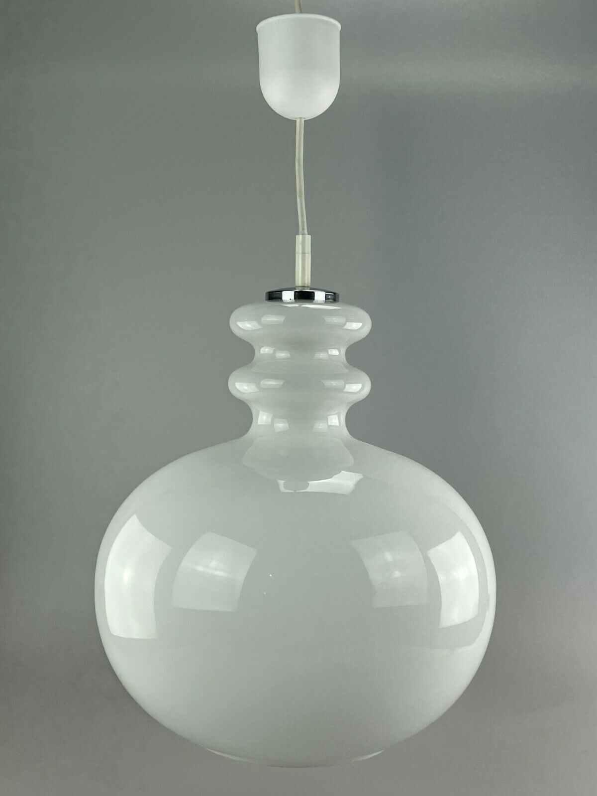 Xl 60s 70s Peill & Putzler Hanging Lamp Ceiling Lamp Glass Space Design photo Lighting