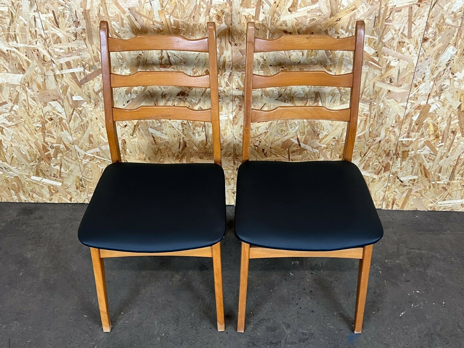 2x 70s Chairs Dining Chair Danish Upholstered Chair Mid Century Design photo furniture
