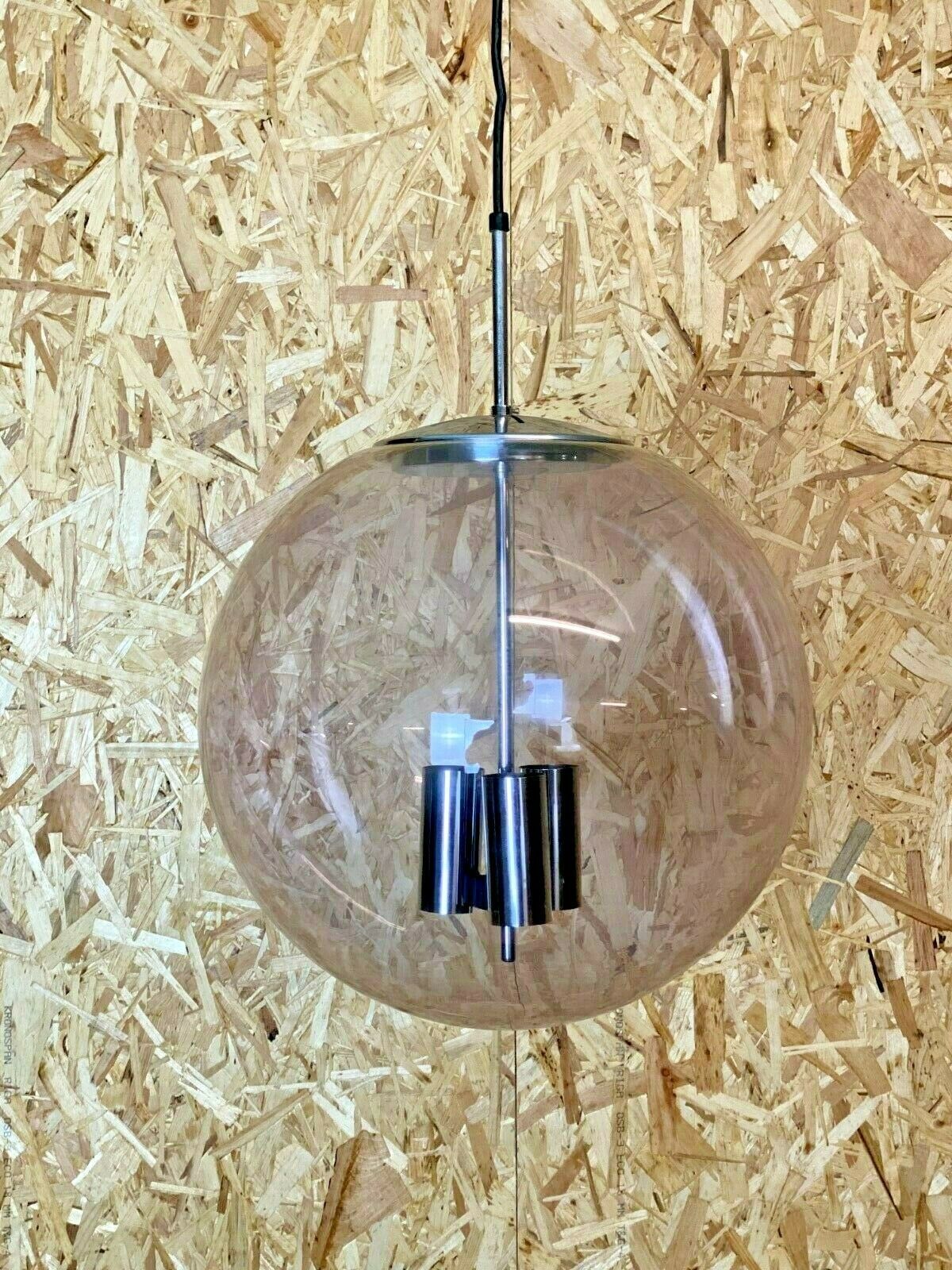 Xxl 60s 70s Lamp Ceiling Lamp Limburg "Globe" Spherical Lamp Ball Design 60s photo vinterior
