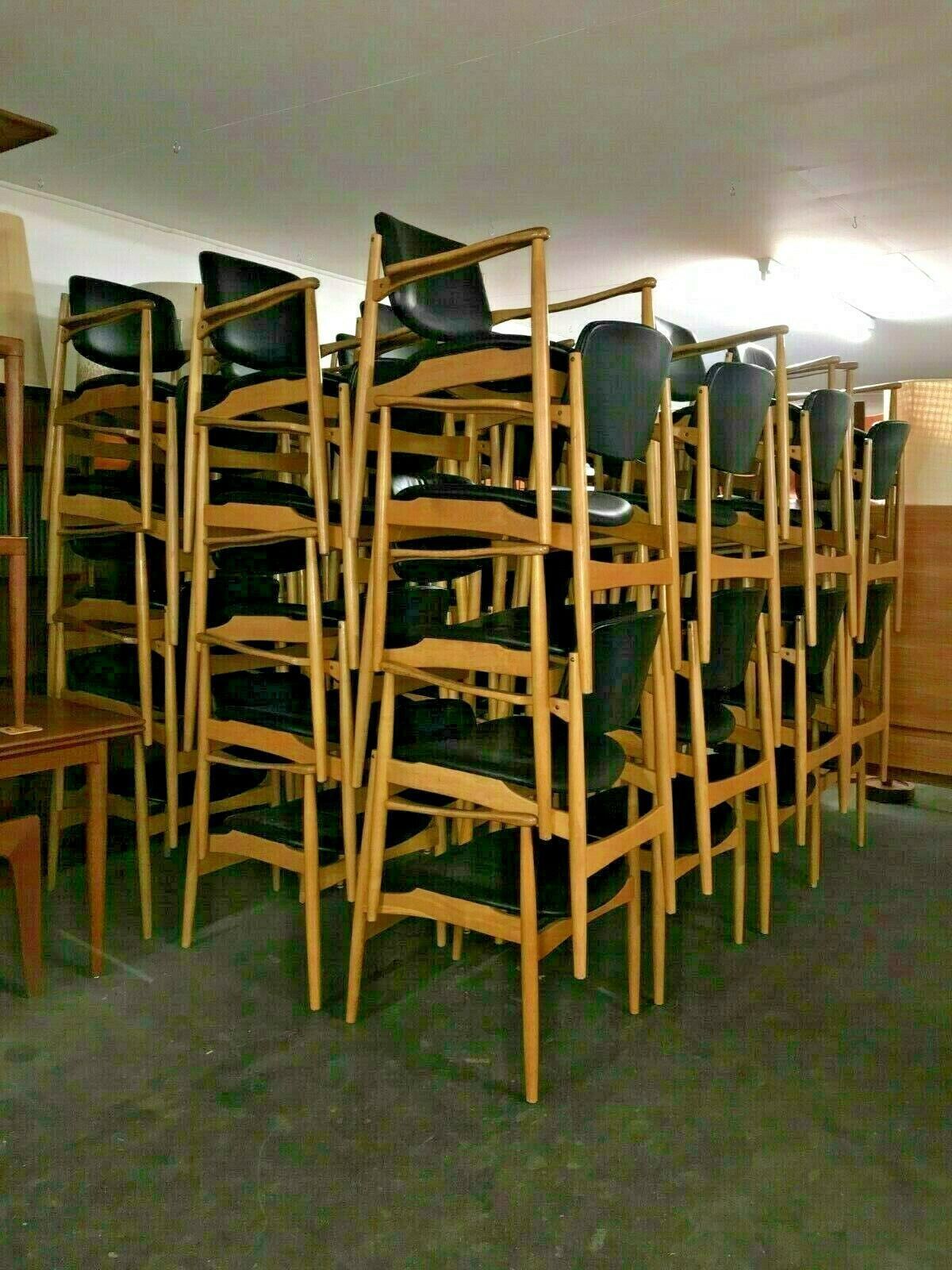 249.0 60s 70s Dining Chair Arm Chair Danish Design Oak Eiche Denmark 60s photo