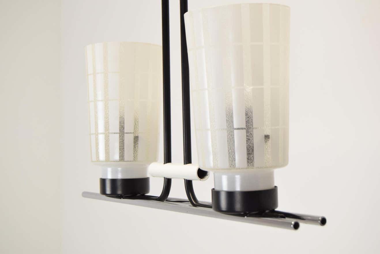 Mid Century Chandelier/Jilove U Decina,1970's photo Lighting