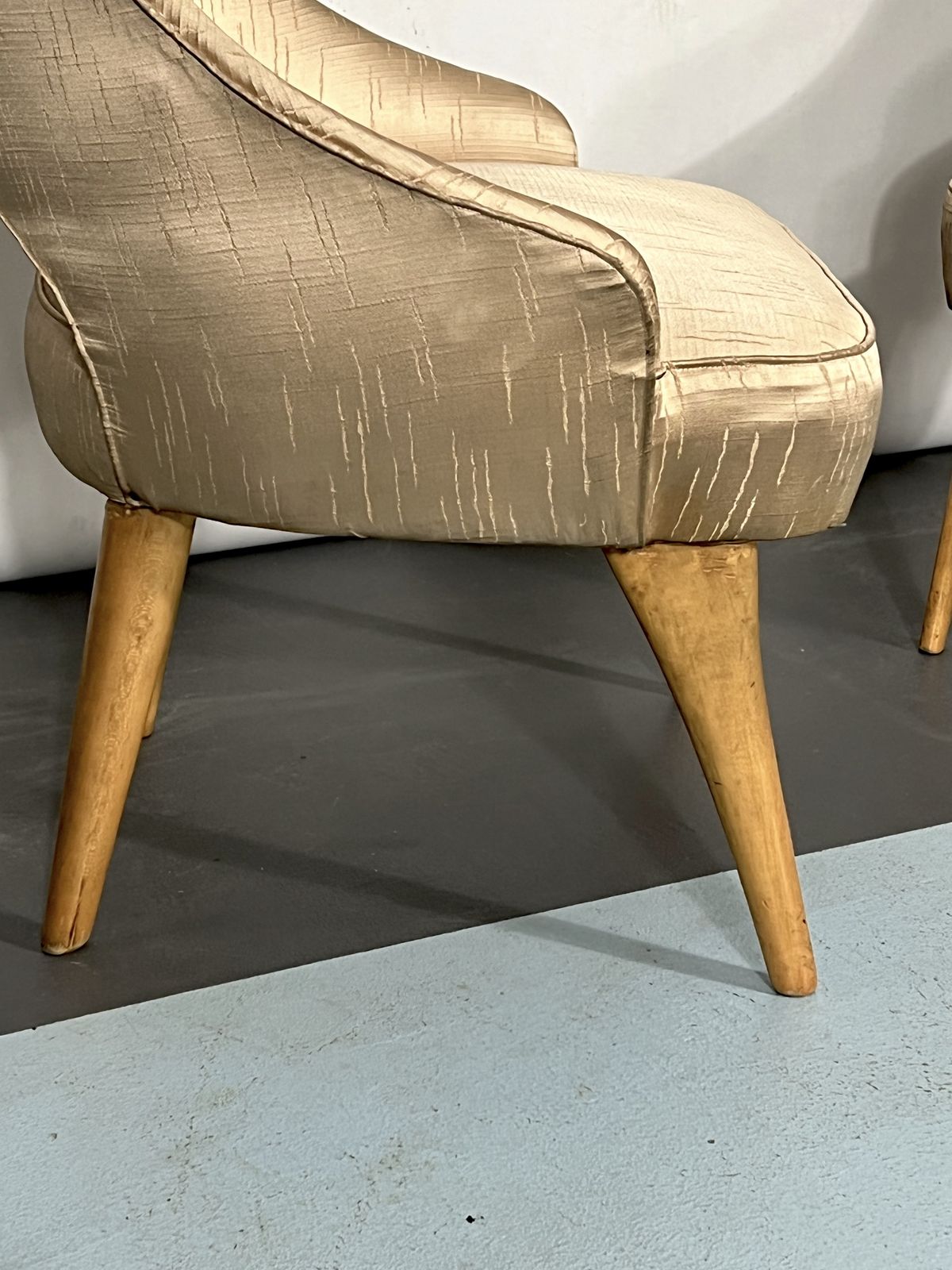 photo for sale Italian Mid Century Bedroom Chairs From 50s. Set Of Two