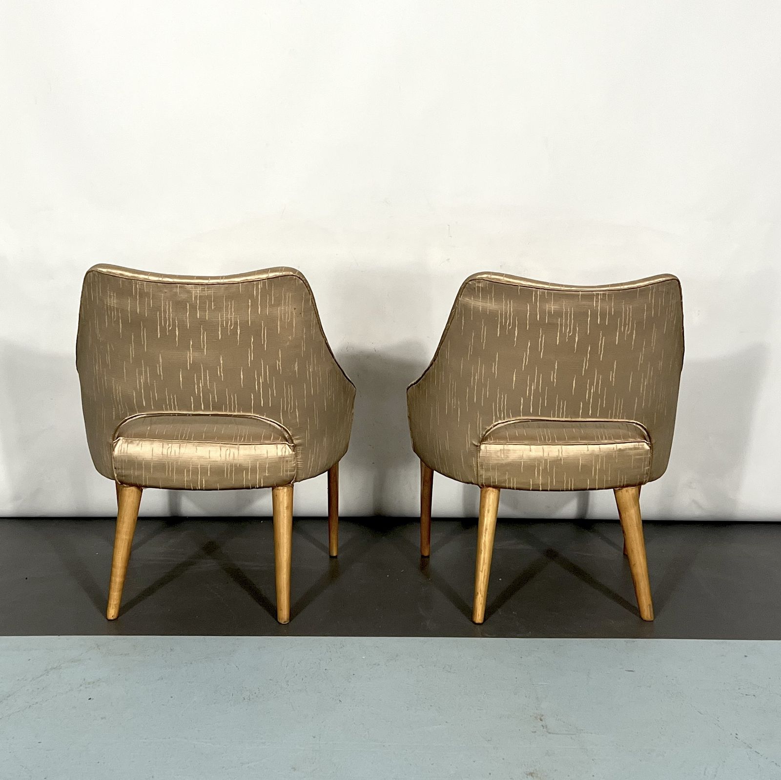 Furniture Italian Mid Century Bedroom Chairs From 50s. Set Of Two photo