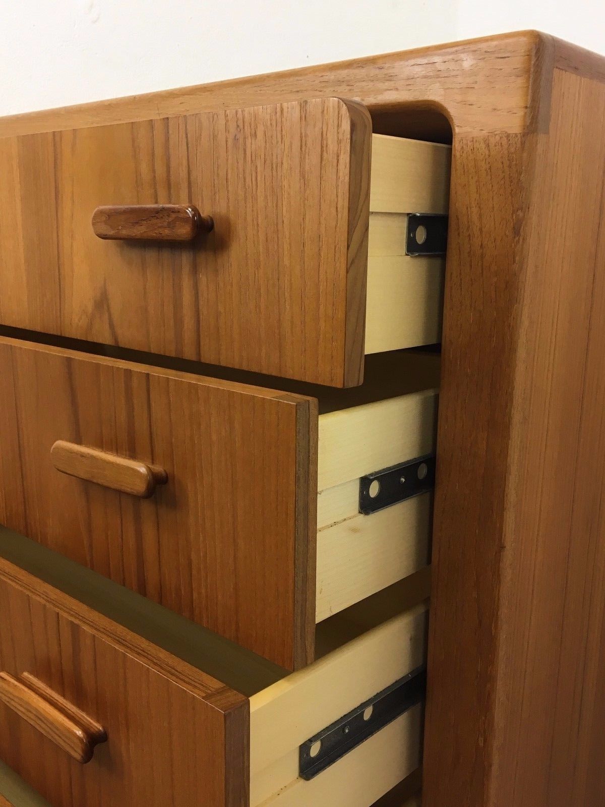 753.0 60s 70s Teak Sideboard Dresser & Mirror Danish Design Denmark 60s 70s photo