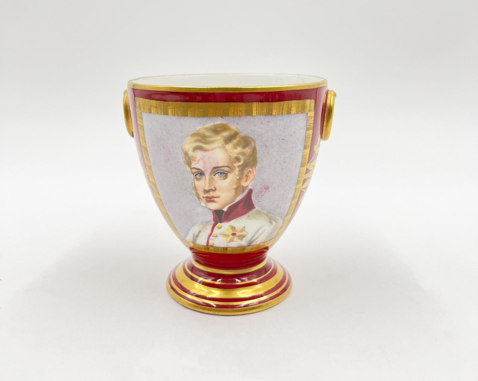 photo for sale 19th Century Paris Porcelain Tea Set Featuring Napoleonic Portraits