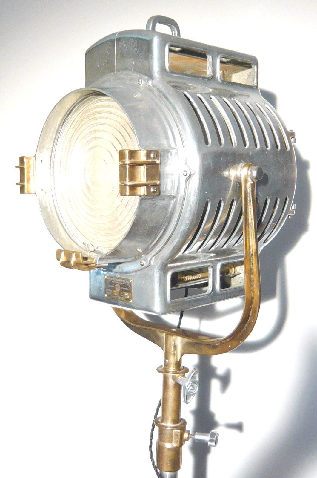 photo furniture Vintage Mole Richardson Movie Spot Light Industrial  Art Deco Hollywood Studio Film Lamp Paramount Cir 1930's