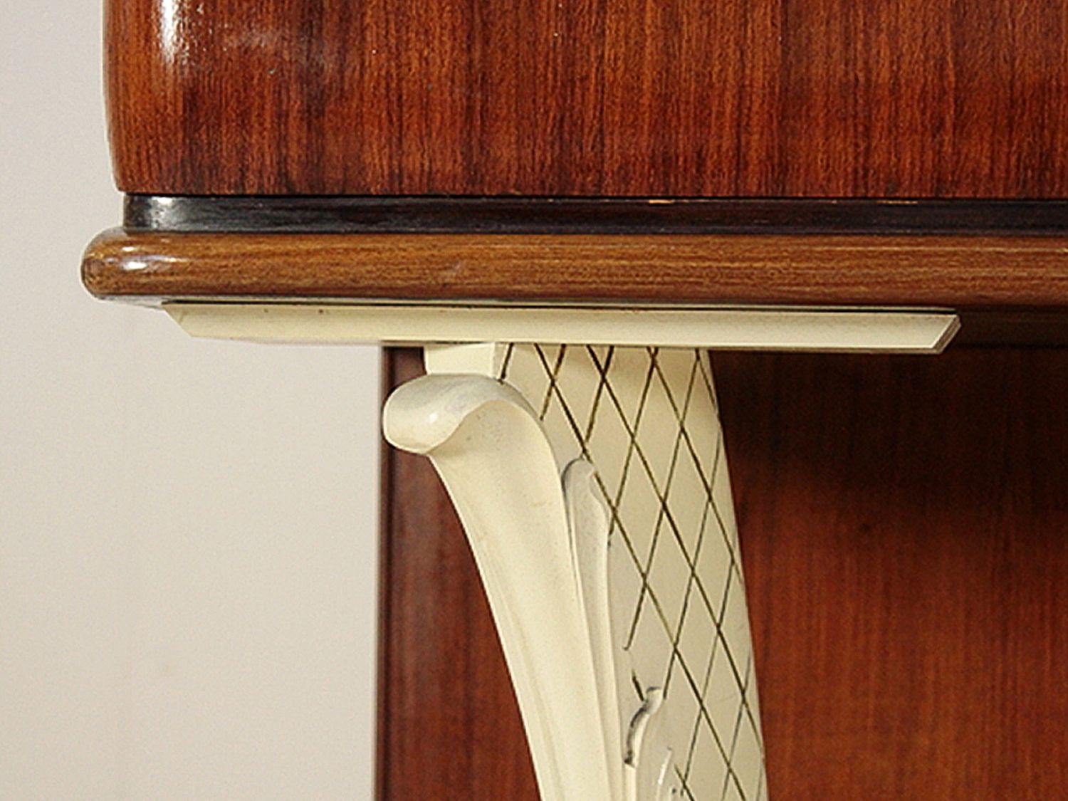 photo furniture Italian Midcentury Teakwood Bar Cabinet In The Style Of Dassi, 1950s