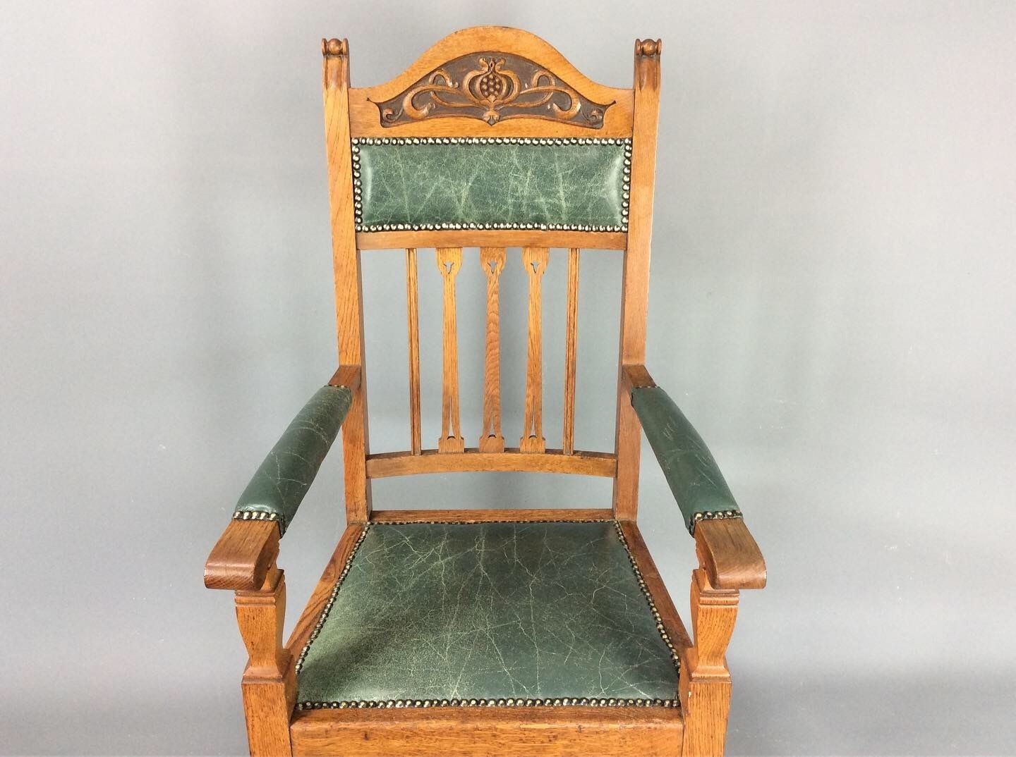 Arts And Crafts Armchair Attributed To Shapland & Petter 1900s photo for sale
