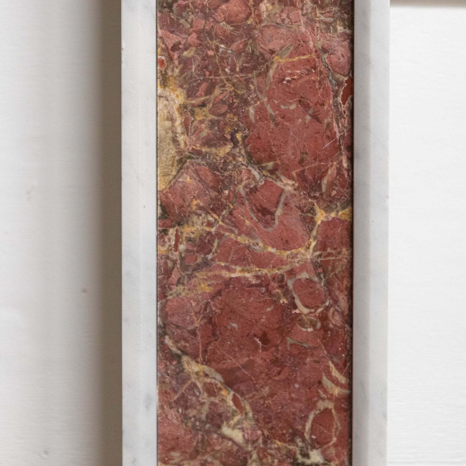 Regency Style Carrara & Rouge Marble Fireplace Surround photo 1800.0
