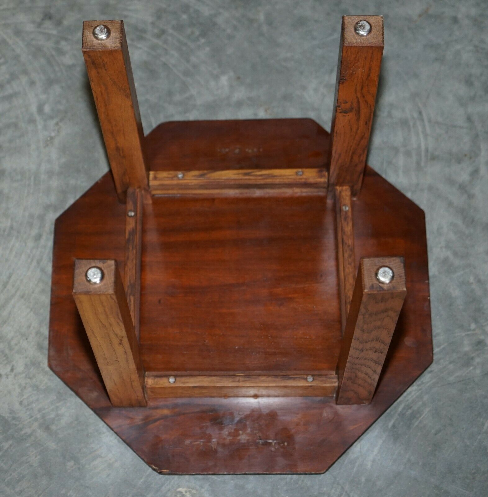 photo furniture Vintage Mahogany Satinwood & Walnut Chess Games Table Ideal As A Side End Piece