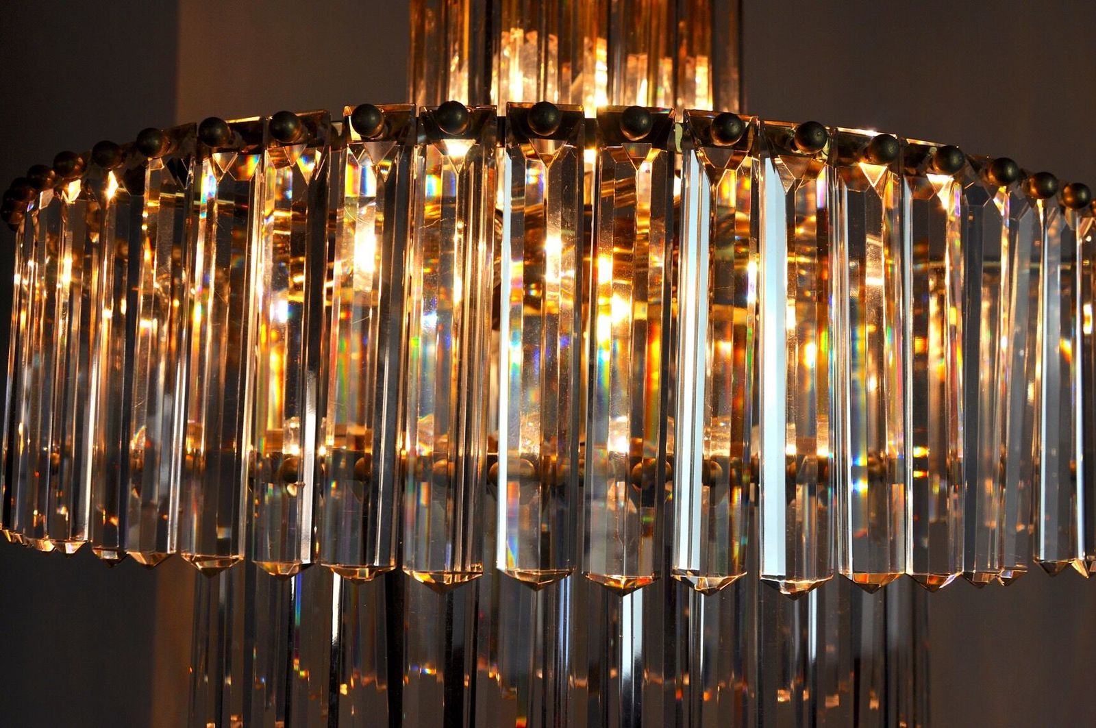 Kinkeldey Chandelier 3 Levels Germany 1970 photo buy