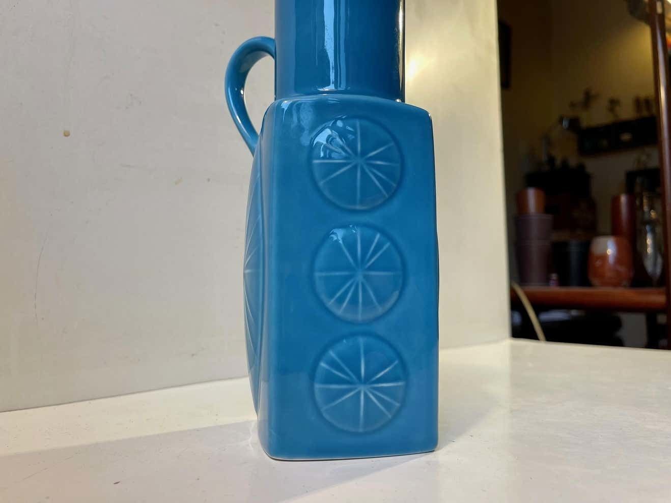 Light Blue Ceramic Jug Vase By Carl Harry Stålhane For Rörstrand, 1960s photo buy