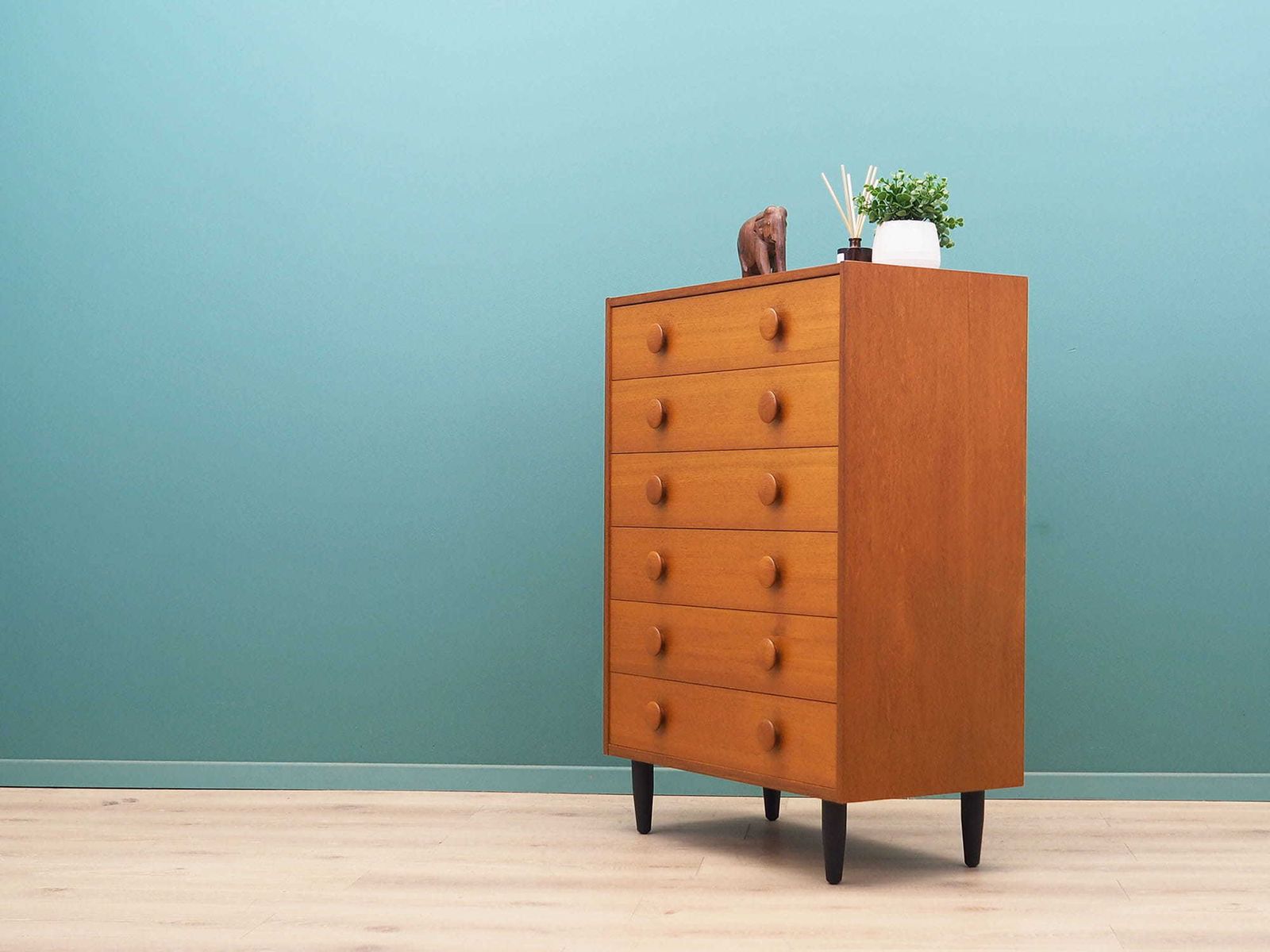 Teak Chest Of Drawers, Danish Design, 60s, Made In Denmark photo for sale