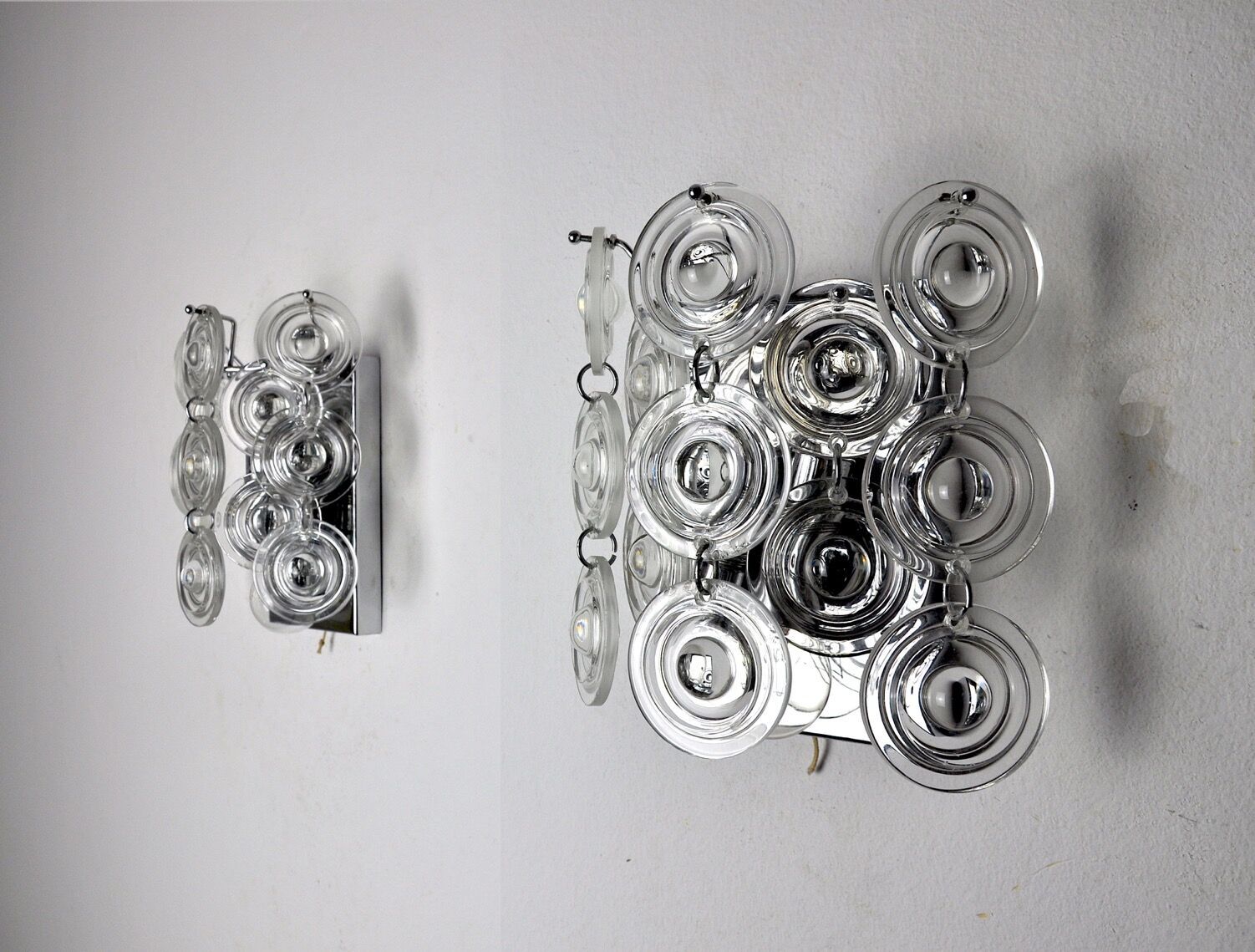Pair Of Oscar Torlasco Sconces, Murano Glass, Italy, 1970 photo buy