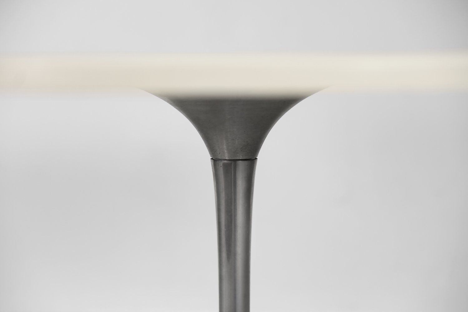 Vintage Scandinavian Mid Century Modern Dining Table With Metal Tulip Leg, 1970s photo furniture