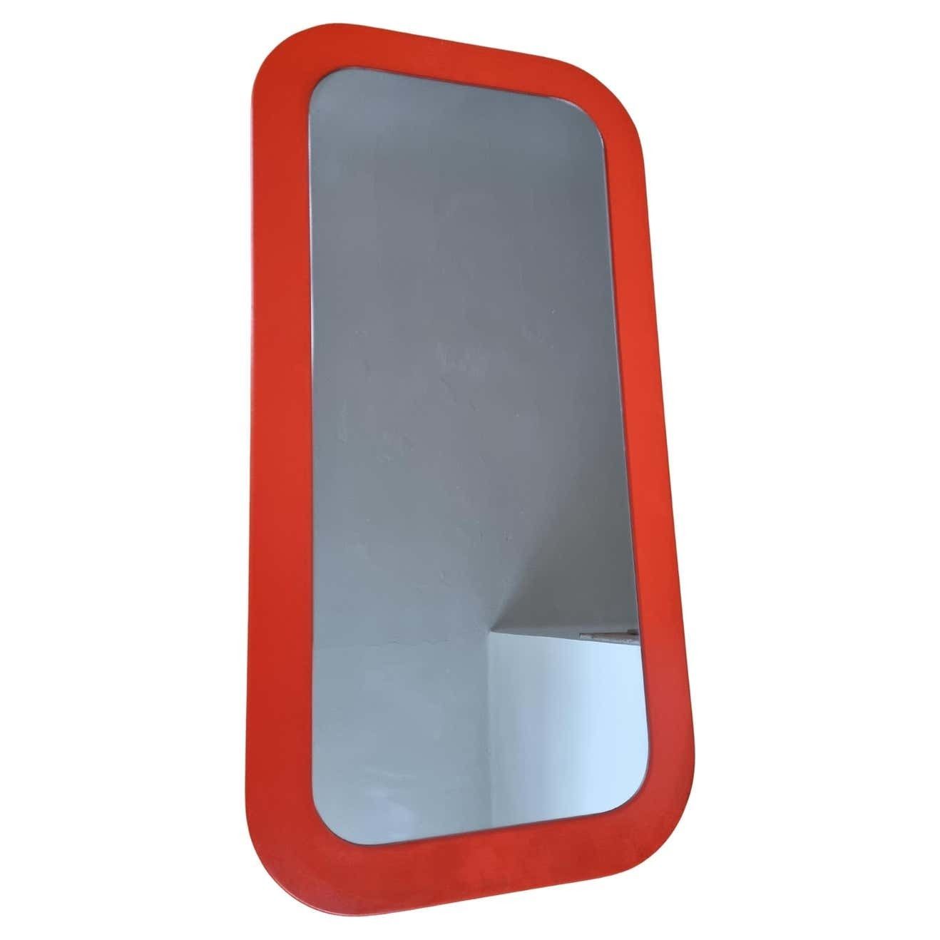 photo furniture Mid Century Umbrella Stand, Mirror And Shelf Meblo, Space Age, 1970s
