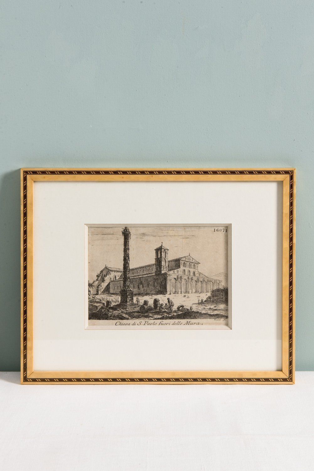Piranesi, 'Chiesa Di S Paolo Fuori Delle Mura', Etching, C. 1741 48
