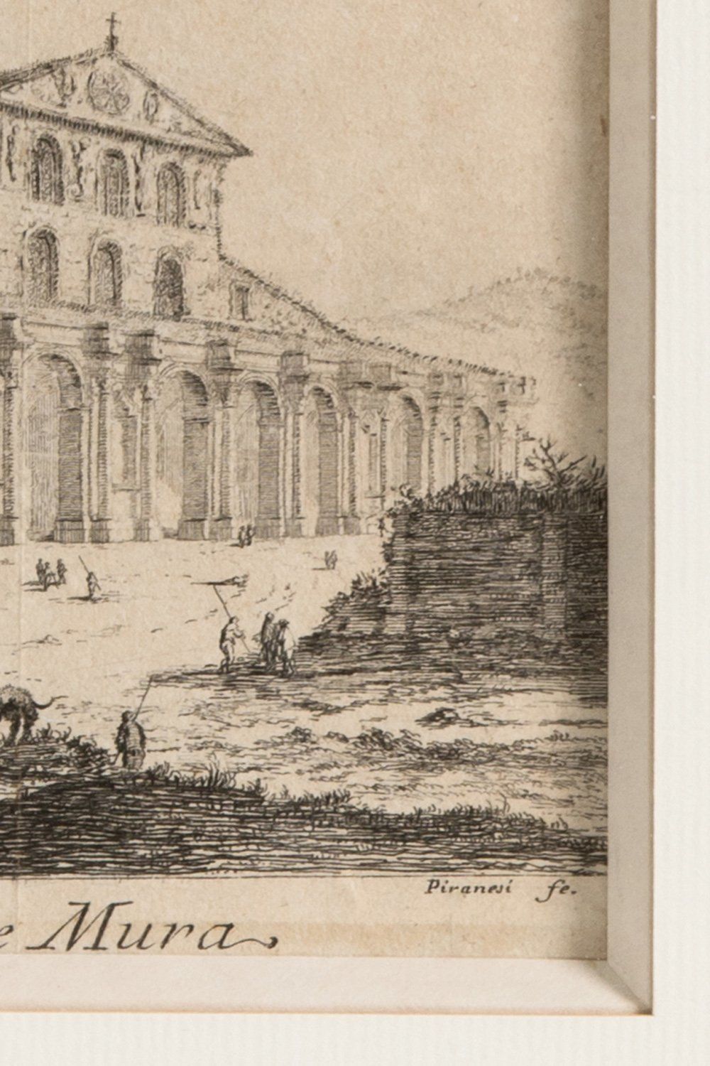 Piranesi, 'Chiesa Di S Paolo Fuori Delle Mura', Etching, C. 1741 48 photo Art