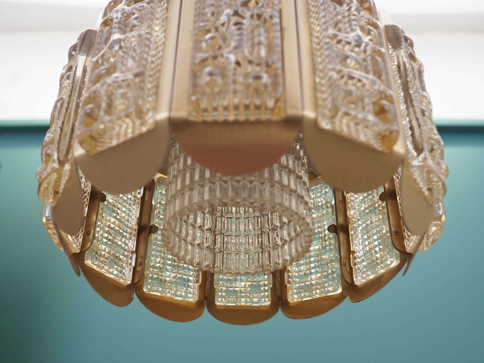 Pendant Lamp, Danish Design, 60s, Made In Denmark photo vintage