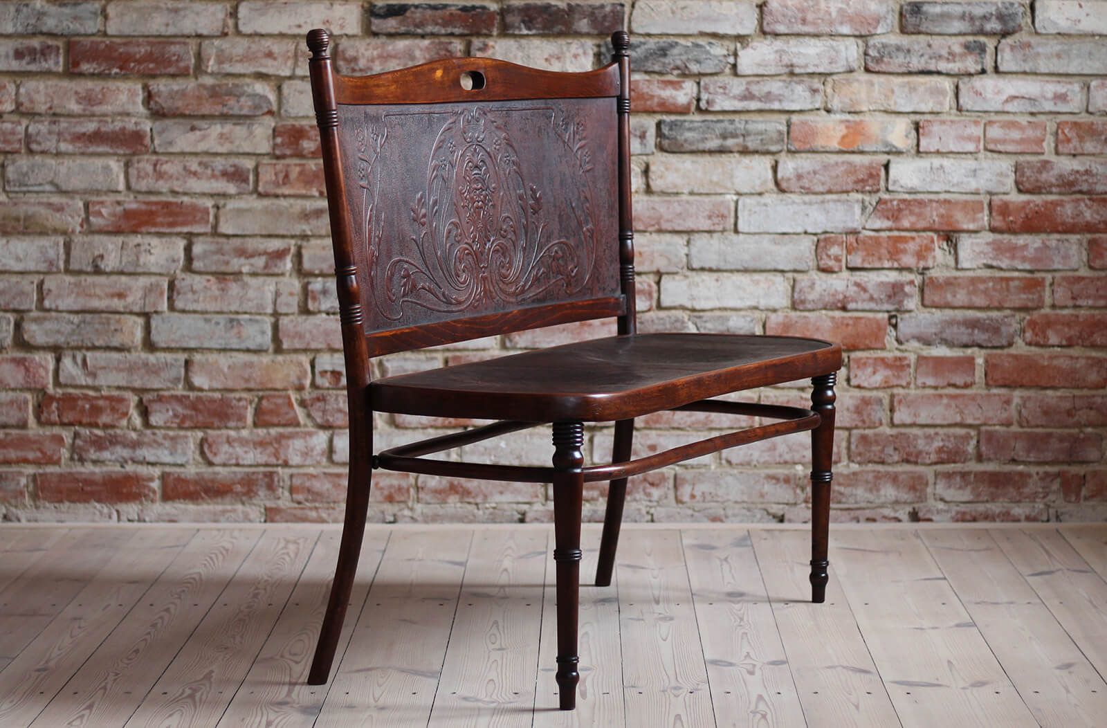 Antique Bentwood Bench Attributed To Jacob And Josef Kohn, Early 20th Century photo furniture