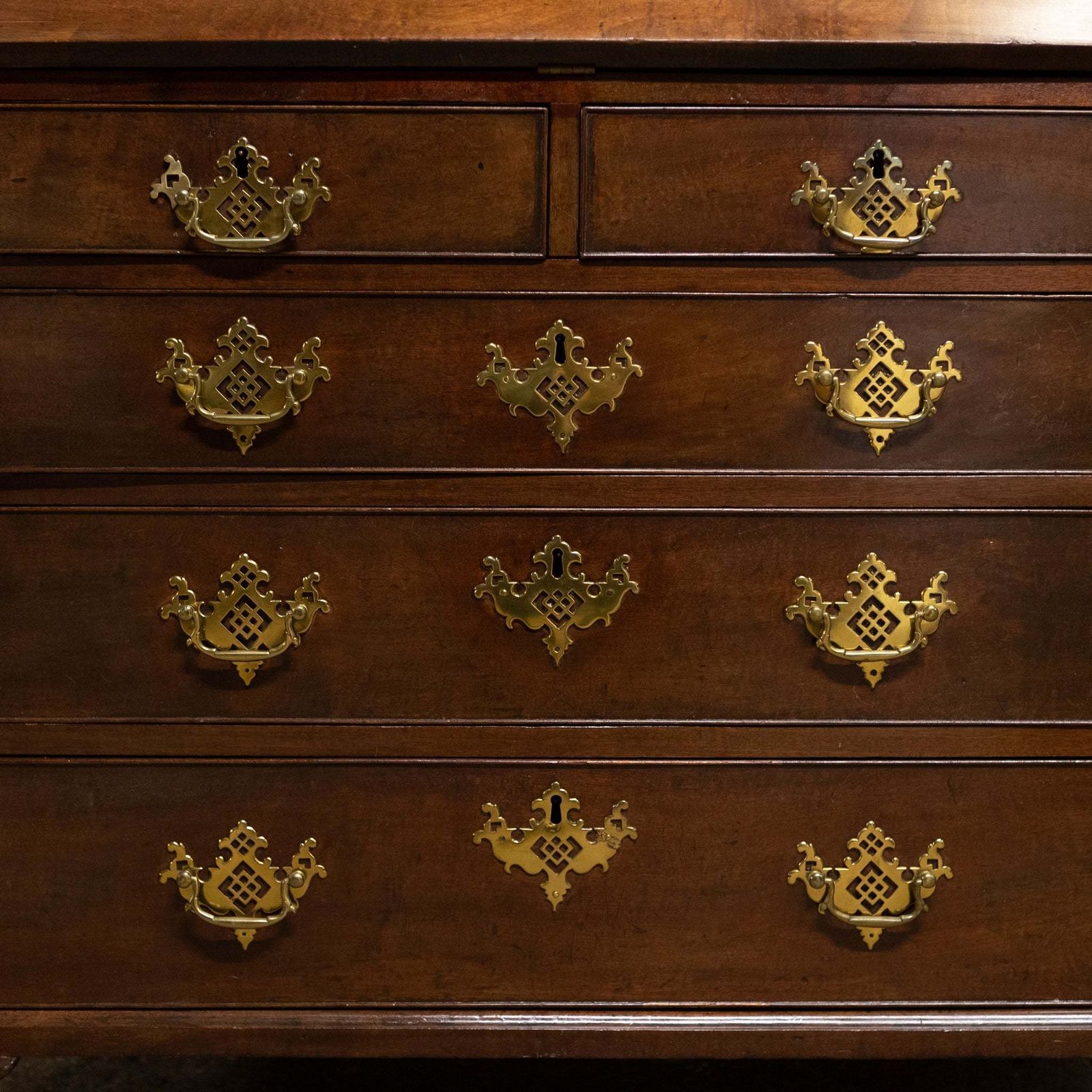 Antique Georgian Regency Mahogany Bureau | Writing Desk photo furniture
