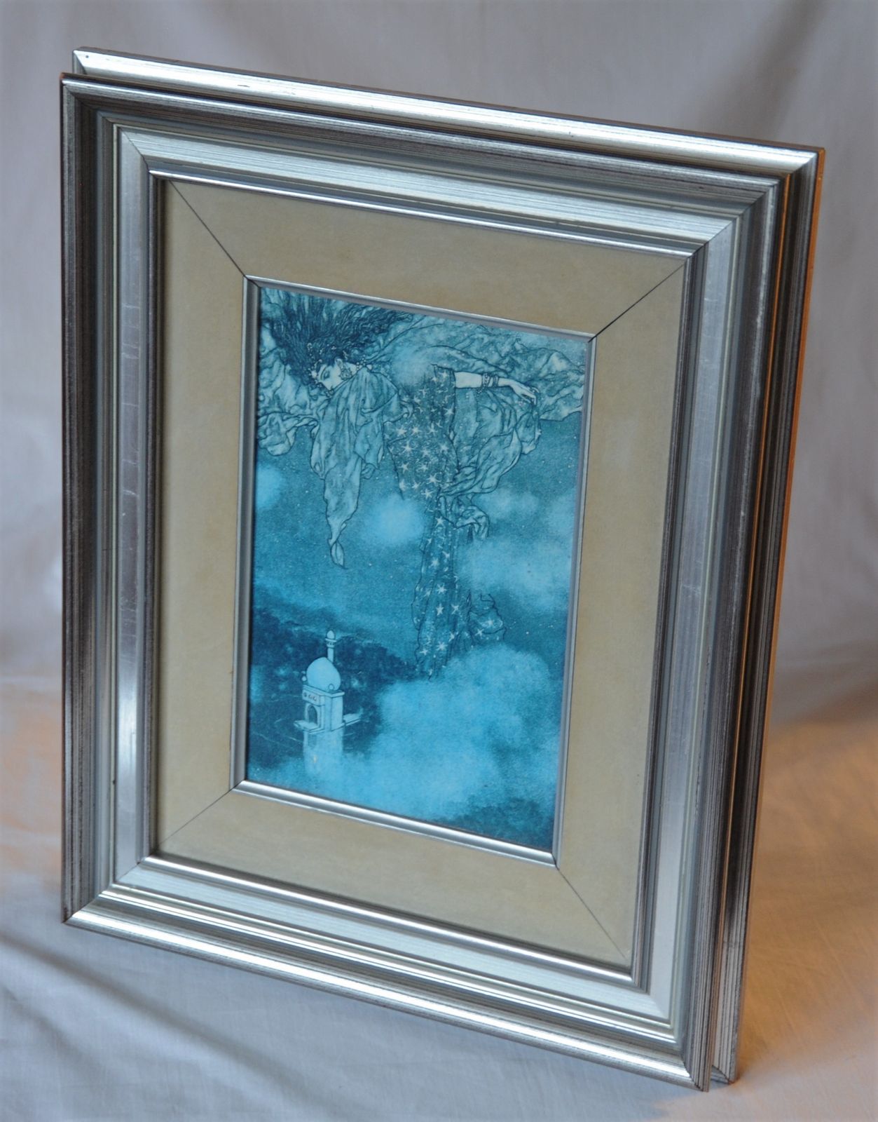 Vintage Framed Reproduction From Omar Khayyam's Rubaiyat photo for sale