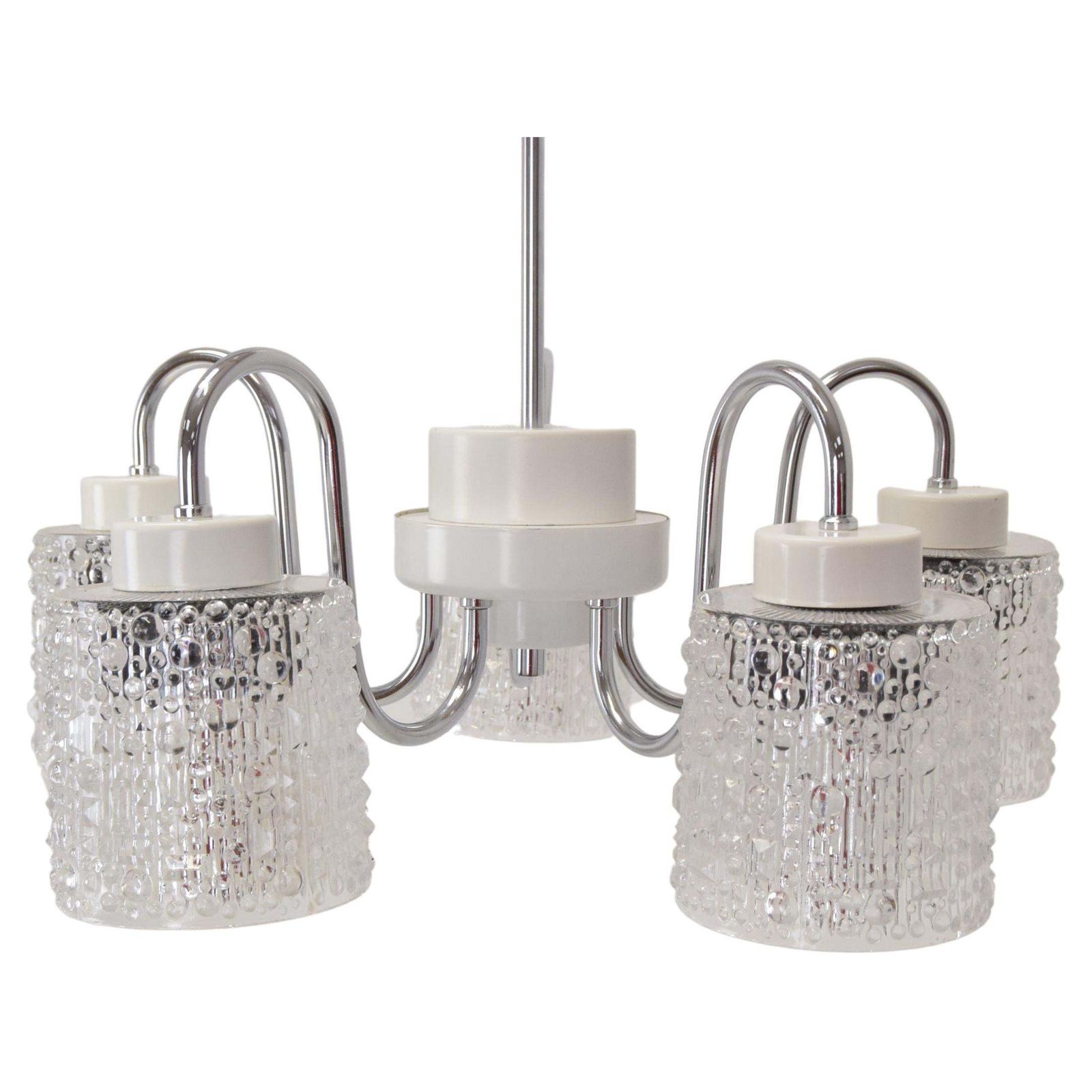 Mid Century Chandelier By Lidokov,1960's.