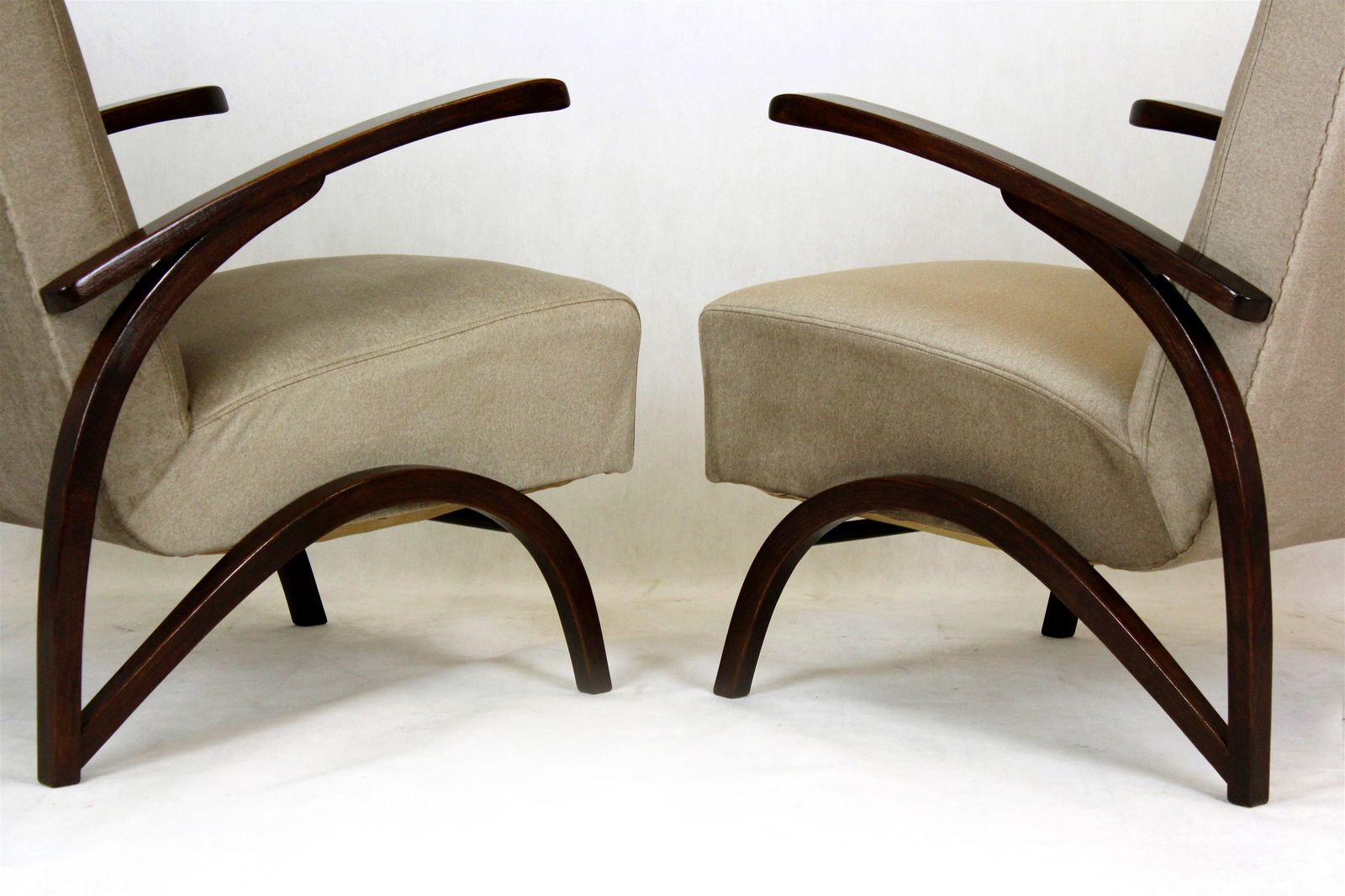 Armchairs By Jindřich Halabala, 1940s, Set Of 2 photo Furniture