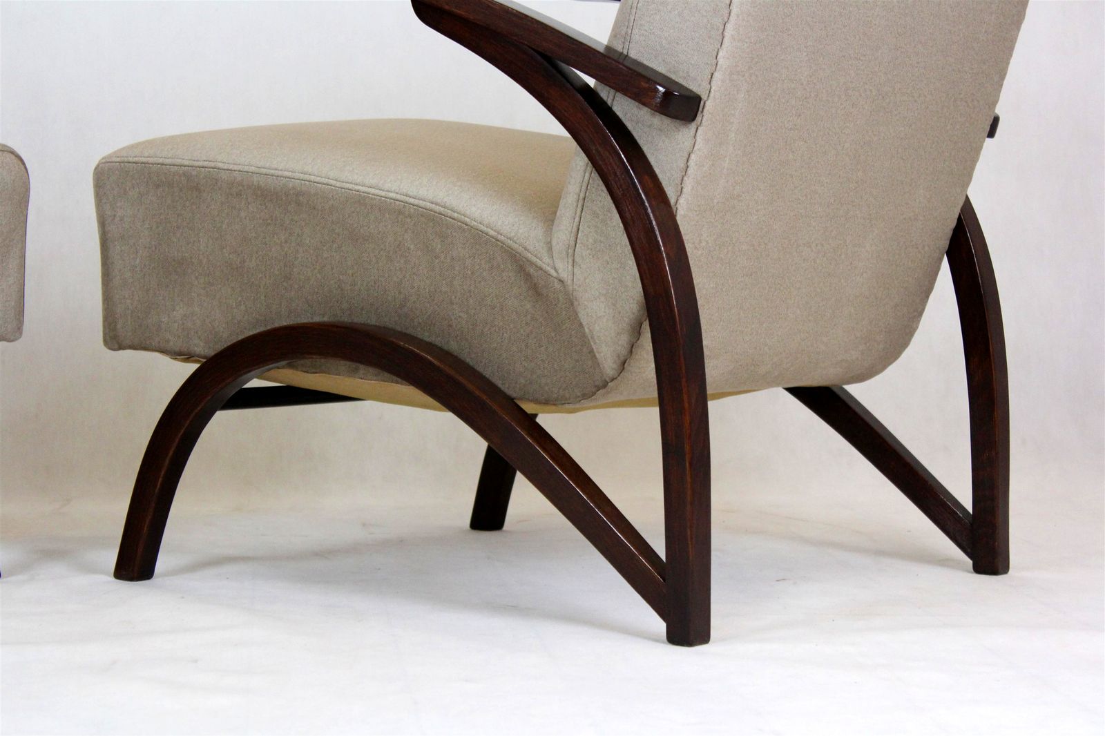 3200.0 Armchairs By Jindřich Halabala, 1940s, Set Of 2 photo
